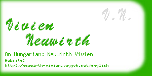 vivien neuwirth business card